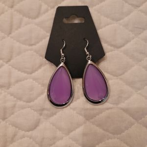 Purple Fashion Earrings